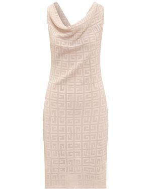Givenchy 4G Draped Dress - Natural