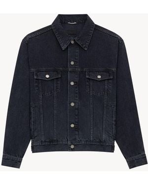 Saint Laurent Trucker Jacket - Blue
