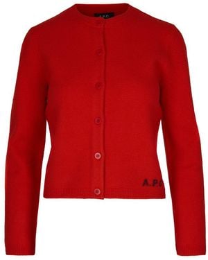 A.P.C. Cardigan Mila - Red