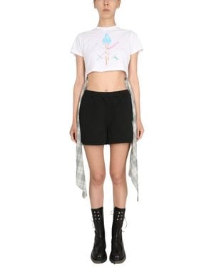 Opening Ceremony "word Torch Hybrid" T-shirt - Black