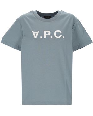 A.P.C. T-Shirts And Polos - Blue