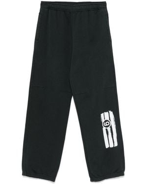 MM6 by Maison Margiela Logo Cotton Sweatpants - Gray