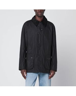 Barbour Rustic/Classic Ashby Waxed Jacket - Black