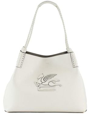 Etro Libra Shopping Bag - White