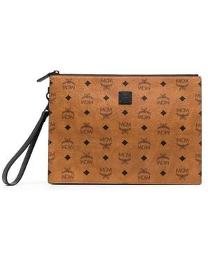 MCM Clutch - Brown