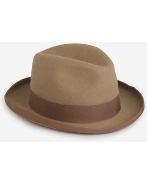 Lock & Hatters The Godfather Homburg Hat - Brown