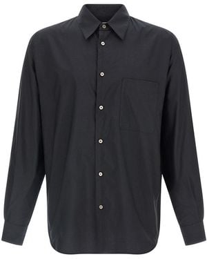 Lemaire Cotton Silk Shirt - Blue