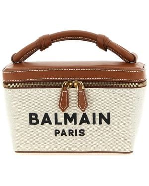 Balmain 'trousse B-army' Crossbody Bag - Brown
