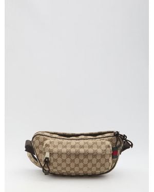 Gucci Small Gg Belt Bag - Grey