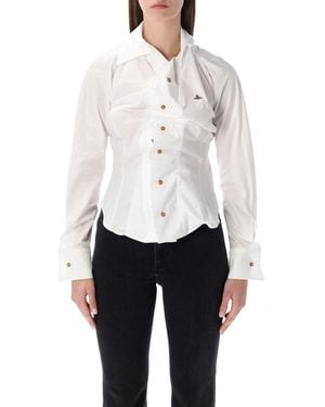 Vivienne Westwood Drunken Sculpted Shirt - White