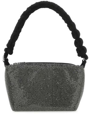 Kara Bag With Knotted Handle - Black