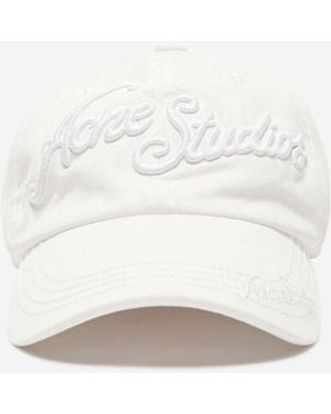 Acne Studios Wool Hat - White