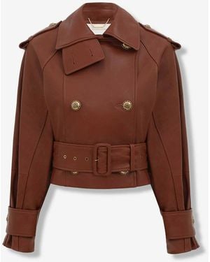 Zimmermann Long Coat By - Brown