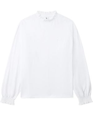 Random Identities Ls T-Shirt With Bra Logo - White