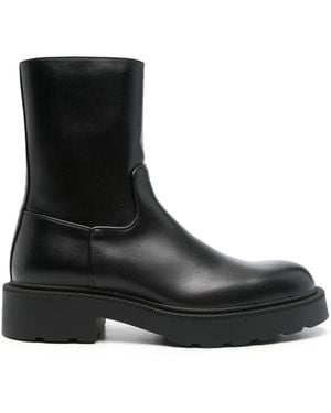 The Row Nobilis Leather Boots - Black