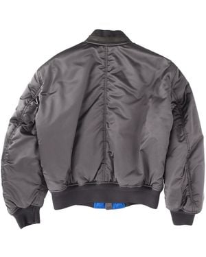 Tom Ford Silk Bomber Jacket - Grey