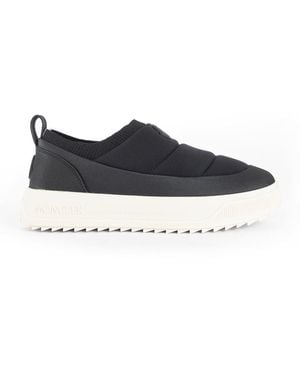 MONCLER｜SNEAKERS (4M00210 M4156 999) Moncler Compassor Sneakers for Men in Black - 4M00210-M1763