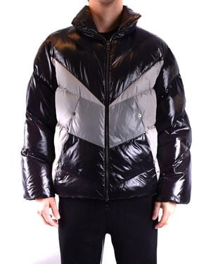 Neil Barrett Chevron Puffer Jacket With Oversized Fit - Black