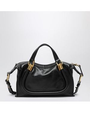 Chloé Small Paraty 24 Bag In Shiny - Black