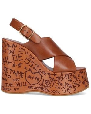 Chloé Wedge sandals for Women | Online Sale up to 44% off | Lyst Chloé Wedge sandals for Women | Online Sale up to 44% off | Lyst