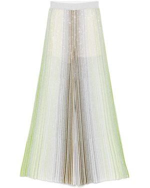 Missoni Striped Trousers - White