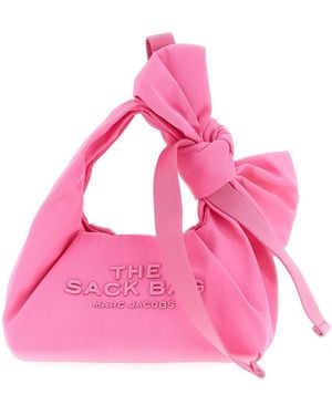 Marc Jacobs 'The Bow Nylon Mini Sack' Handbag - Pink