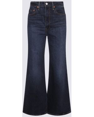 Levi's Dark Cotton Denim Jeans - Blue