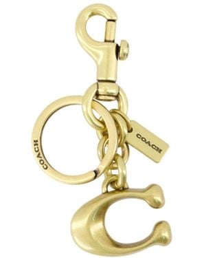 COACH Keyfobs Keychain - Metallic
