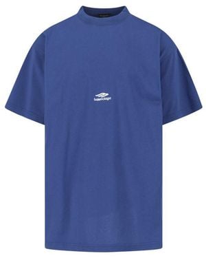 Balenciaga T-shirts And Polos - Blue