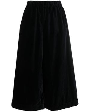 Daniela Gregis Cotton Pyjama Pants - Black