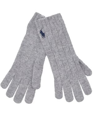 Ralph Lauren W Cs Cls Cbl-Glove - Grey