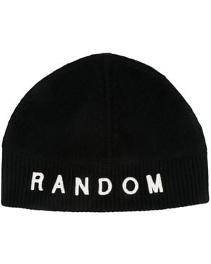 Random Identities Beanie With Ris Logo Accessories - Black