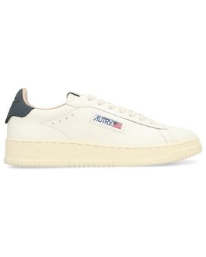 Autry Dallas Leather Low-Top Trainers - White