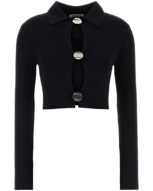 Jil Sander Wool Cardigan - Black