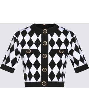 Balmain And Viscose Blend T-Shirt - Black