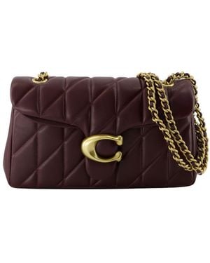 COACH Quilted Tabby 26 With Chain Shoulder Bag - Red