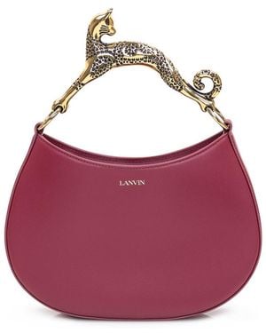 Lanvin Cat Hobo Bag - Purple