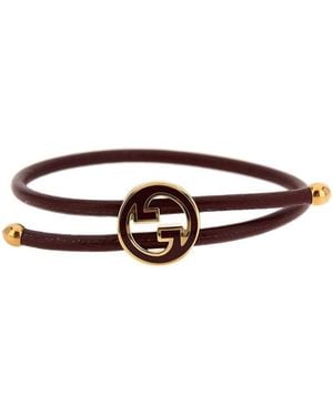 Gucci "Incriocio Gg" Bracelet - White