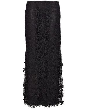 TOTEME "guipure" Lace Skirt Clothing - Black