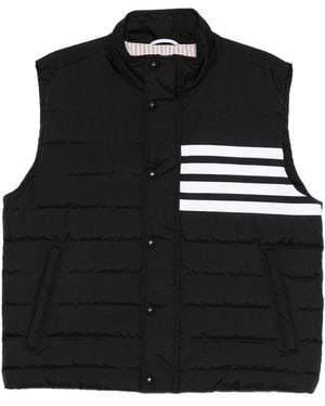 Thom Browne Outwear Waistcoats - Black