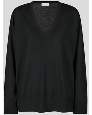 Dries Van Noten 03360 Tuomas 1700 W.K.Sweater - Black