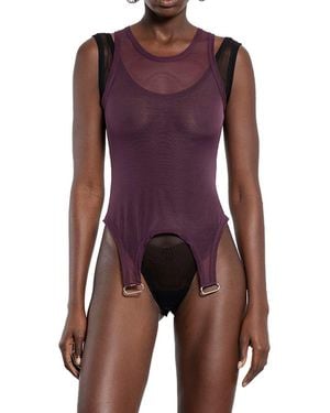 Mugler Tops - Purple