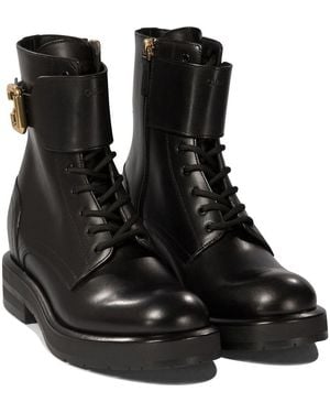 Chloé "Coddington" Combat Boots - Black