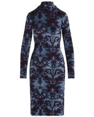 Etro Floral Midi Dress - Blue