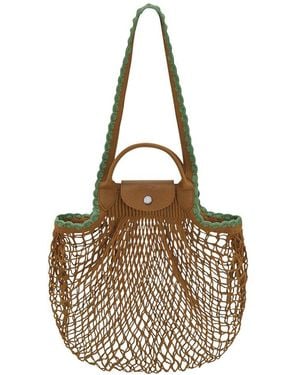 Longchamp Le Pilage Filet Craft - Metallic