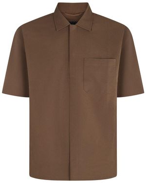 Herno Technical Fabric Shirt - Brown