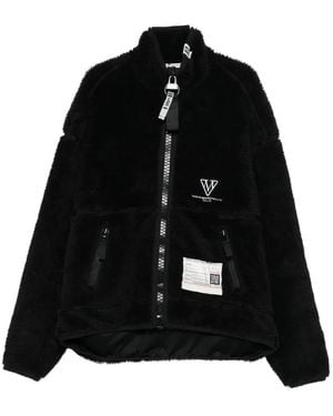 Maison Mihara Yasuhiro Amateur Sewn Wide Back Boa Blouson - Black