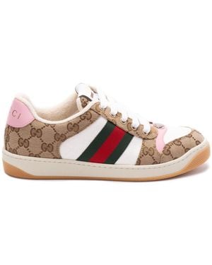 Gucci Screener Sneakers - Pink