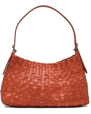 Dragon Diffusion Hobo Salvage Irregular Woven Hobo 36x22x15 Cm - Red