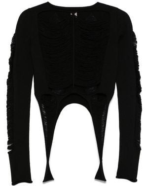 Rick Owens Wool Top - Black